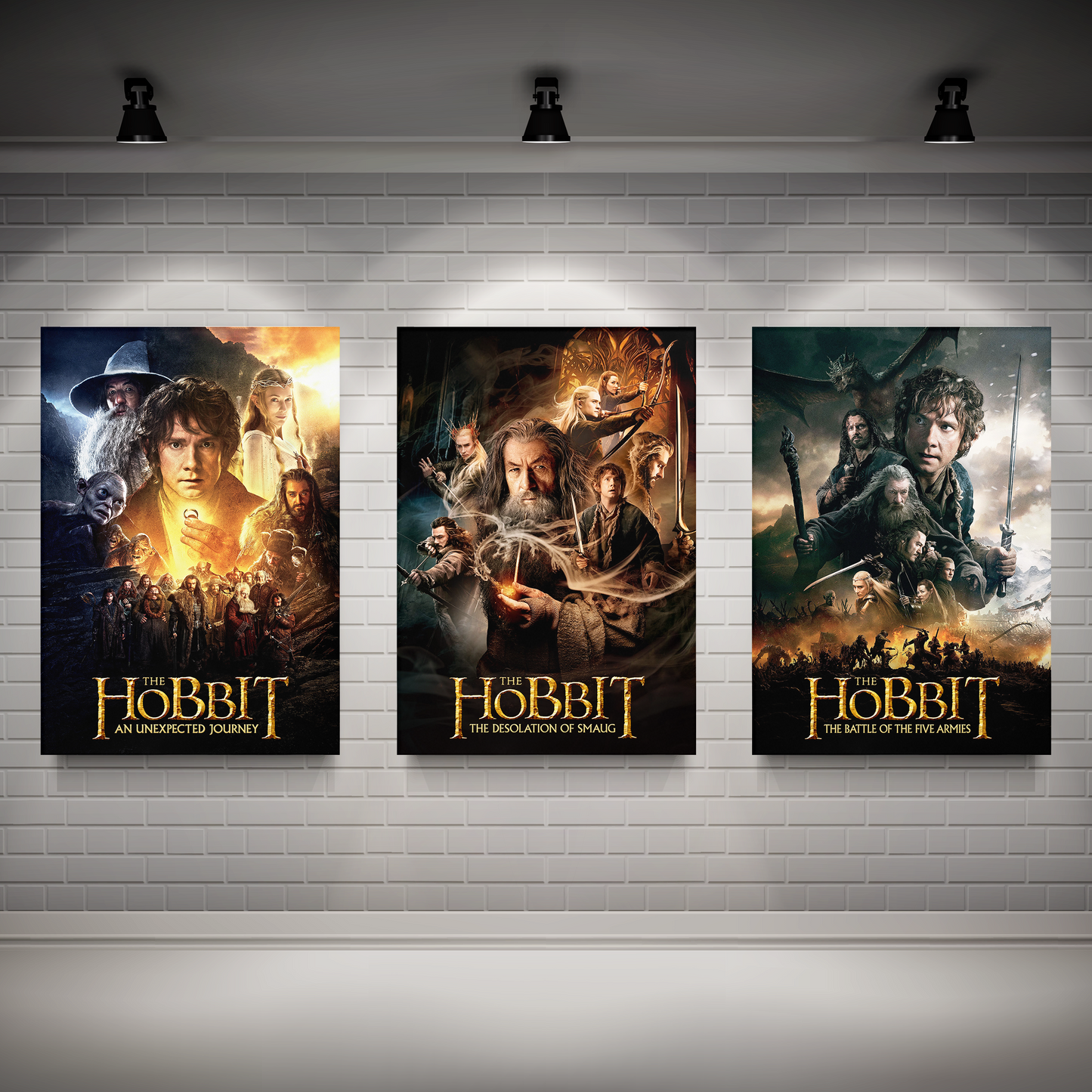 The Hobbit Trilogy Poster Set