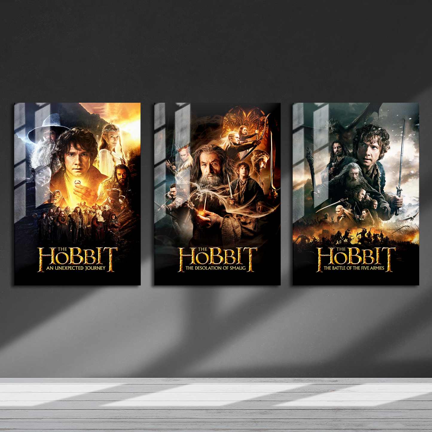 The Hobbit Trilogy Poster Set