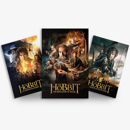 The Hobbit Trilogy Poster Set