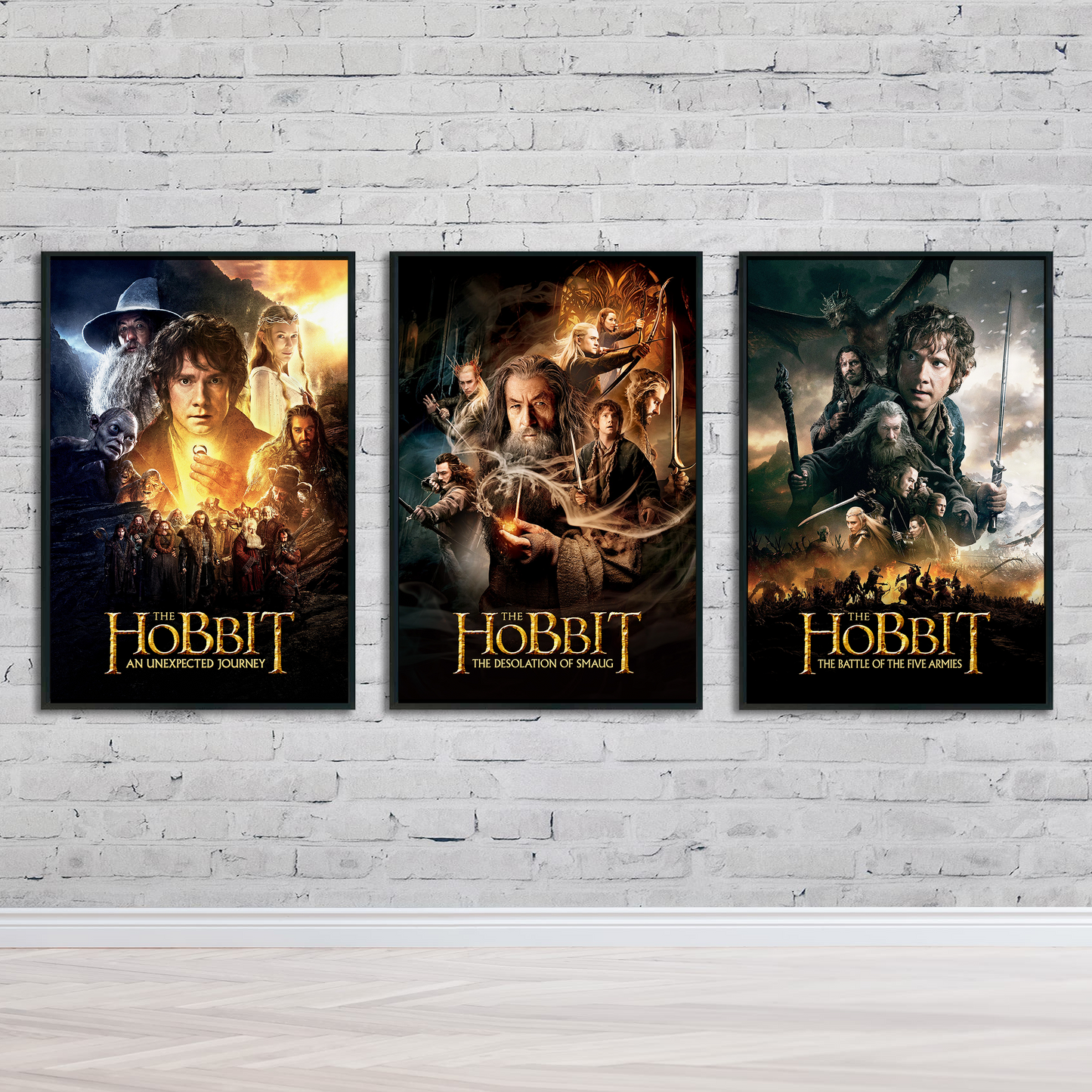 The Hobbit Trilogy Poster Set