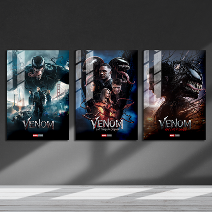 Venom Trilogy Metal Poster Set