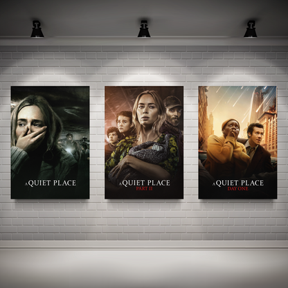 A Quiet Place Trilogy Poster Set