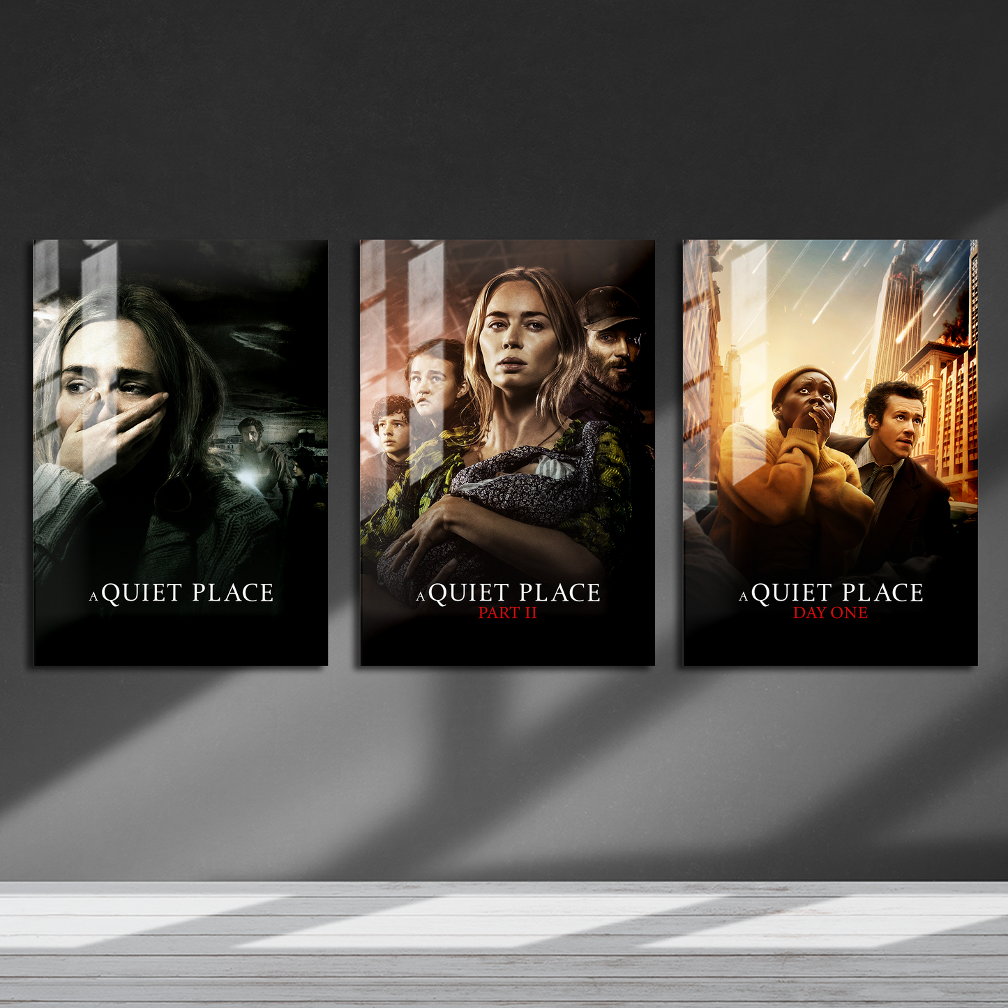 A Quiet Place Trilogy Poster Set