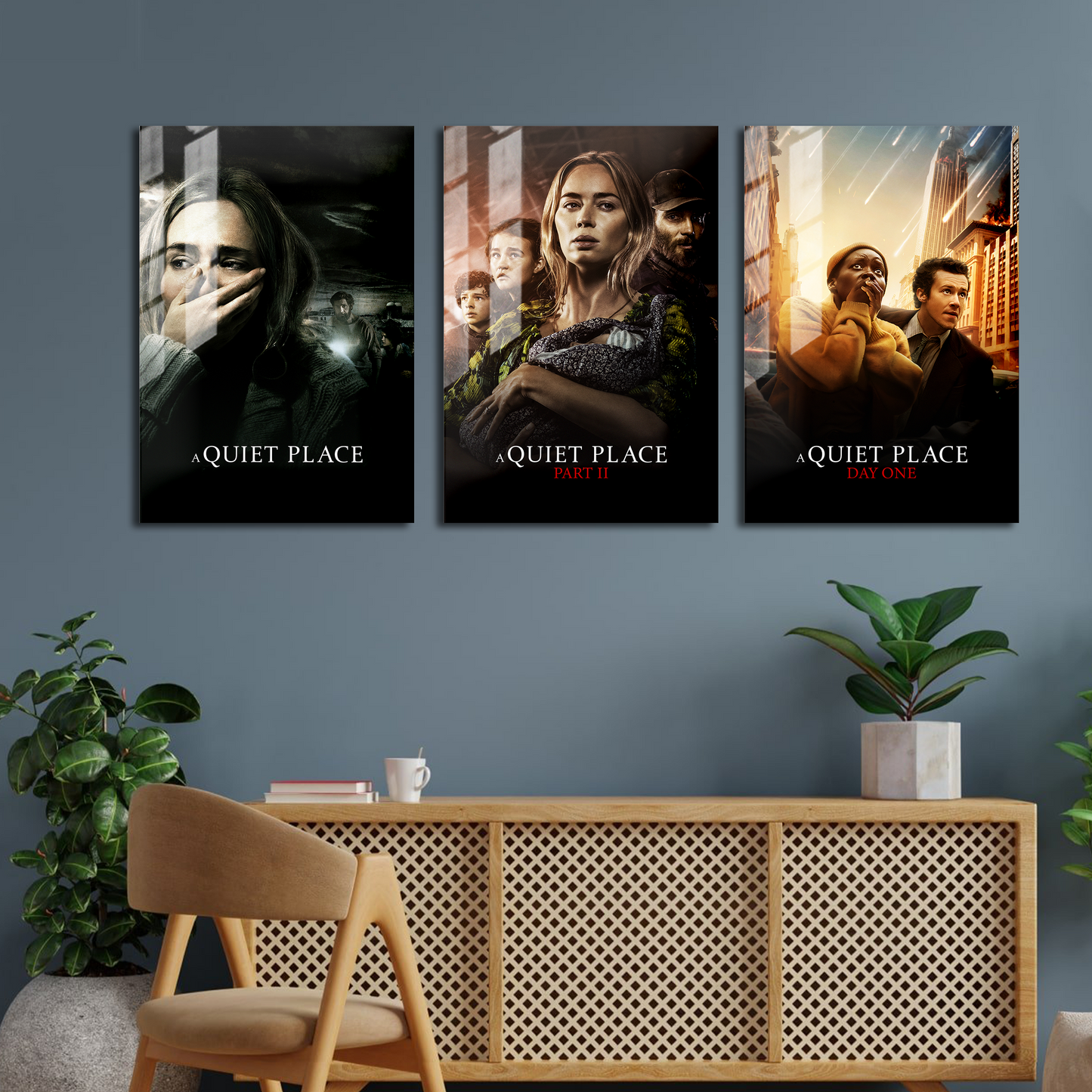A Quiet Place Trilogy Poster Set