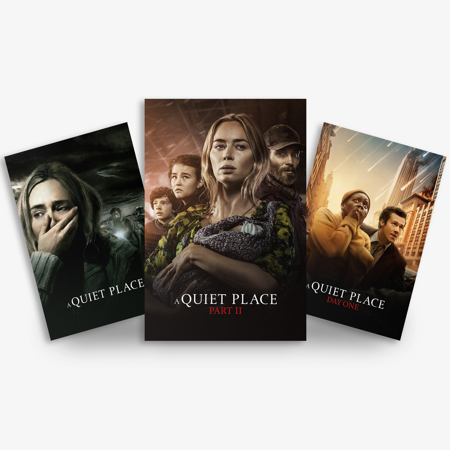A Quiet Place Trilogy Poster Set