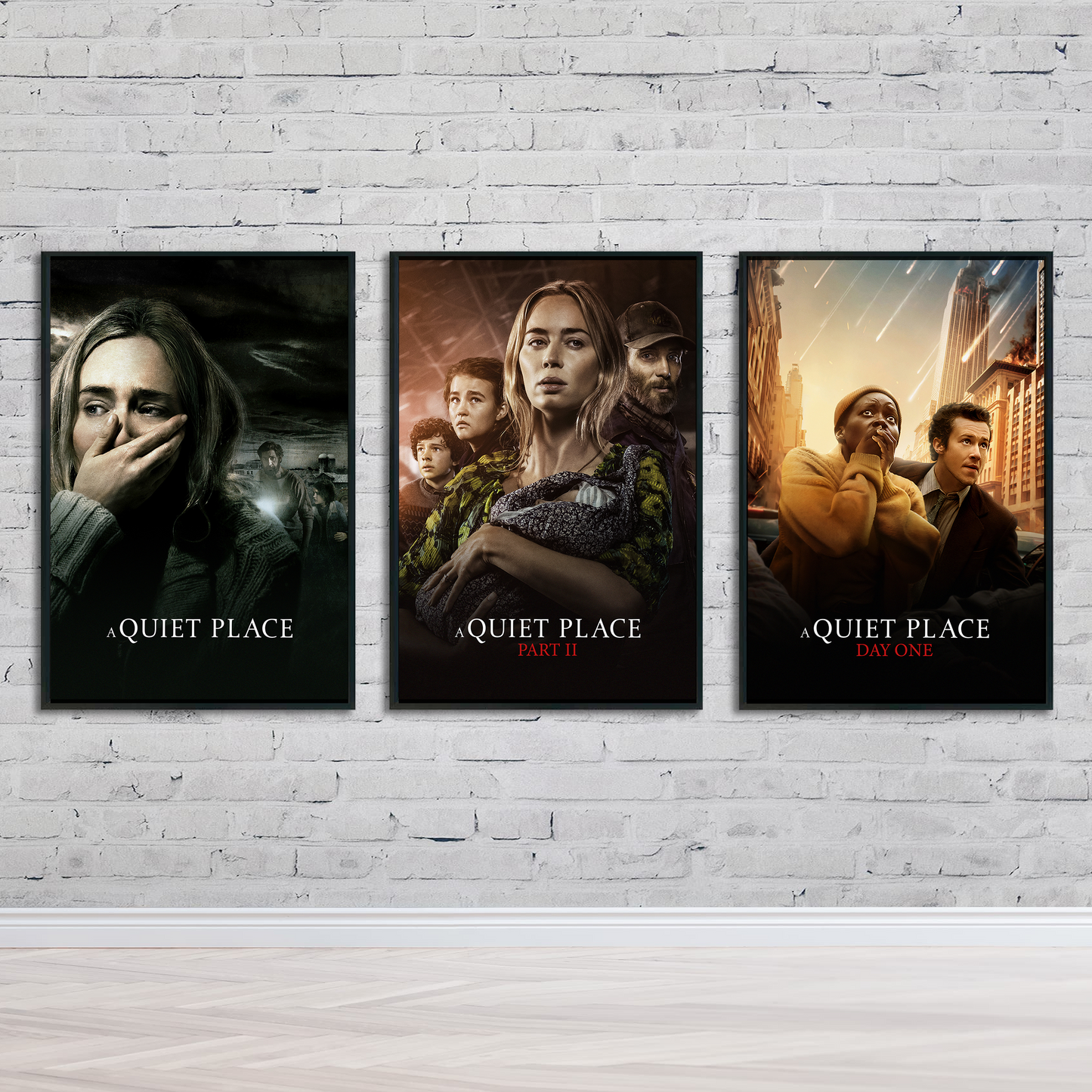 A Quiet Place Trilogy Poster Set