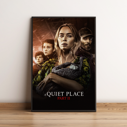 A Quiet Place Trilogy Poster Set