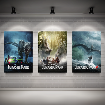 Jurassic Park Classic Trilogy Poster Set