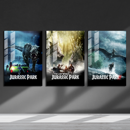 Jurassic Park Classic Trilogy Poster Set