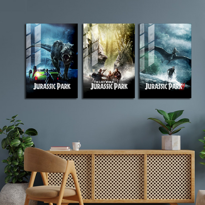 Jurassic Park Classic Trilogy Poster Set
