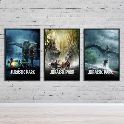 Jurassic Park Classic Trilogy Poster Set