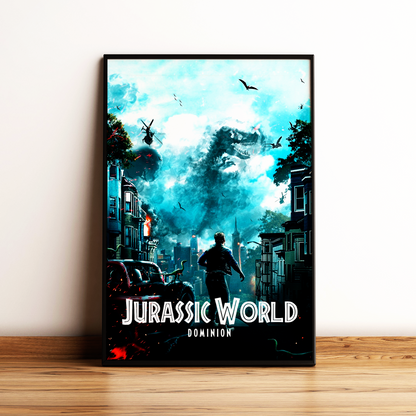 Jurassic World Classic Trilogy Poster Set