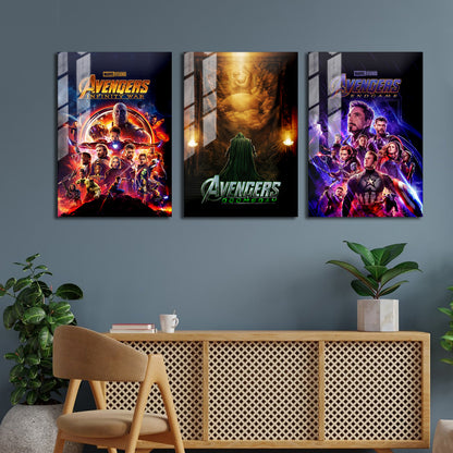 Classic Avengers - Doomsday Movie Metal Poster Set