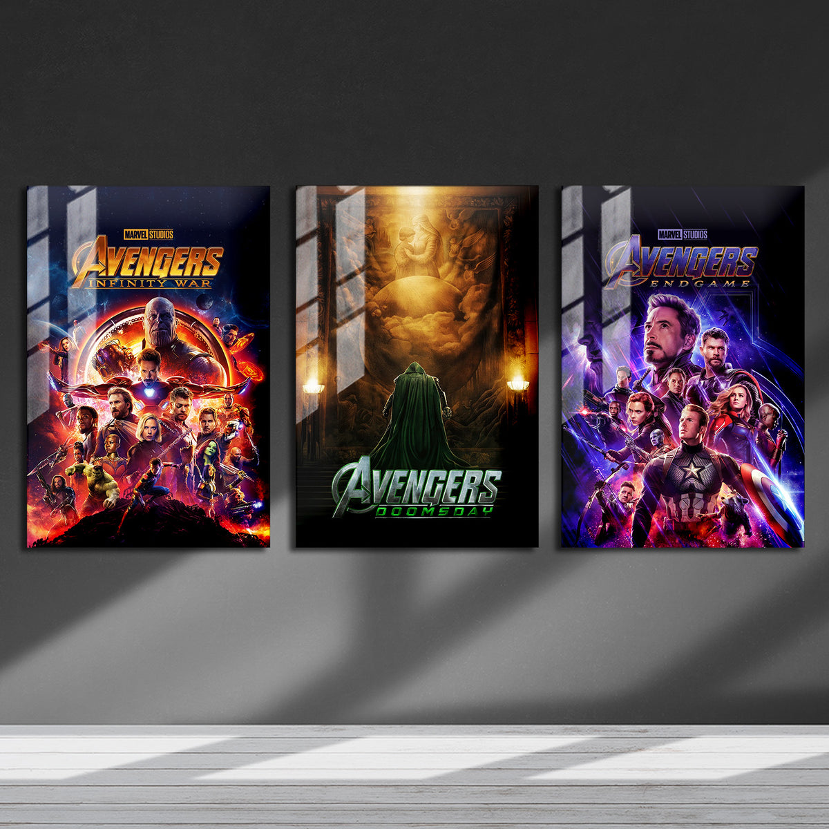 Classic Avengers - Doomsday Movie Metal Poster Set