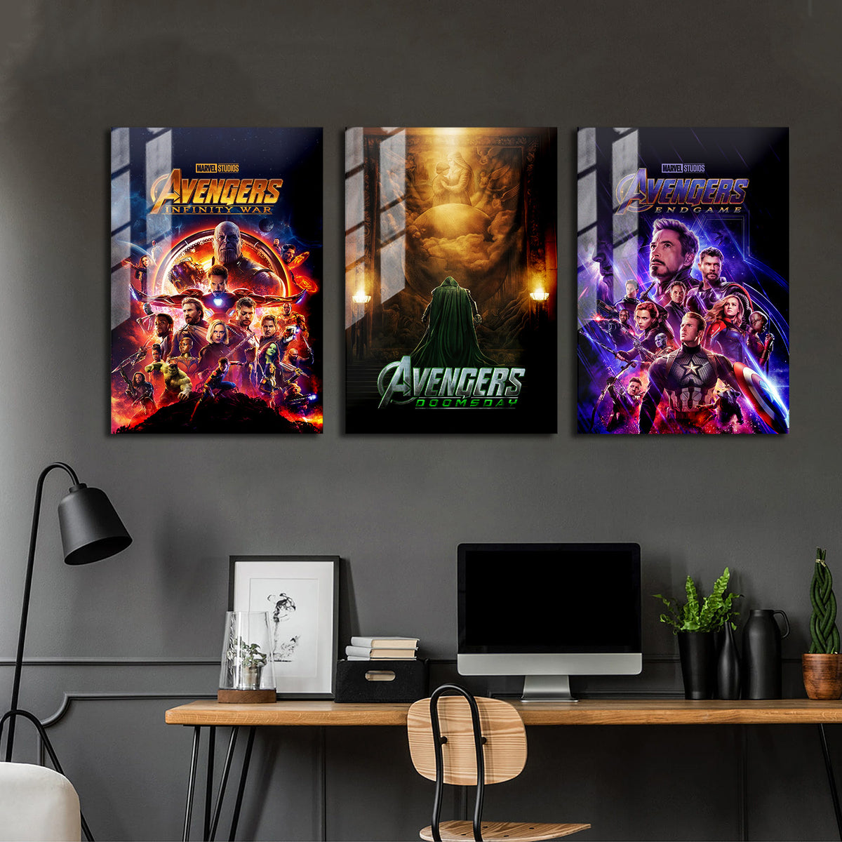 Classic Avengers - Doomsday Movie Metal Poster Set