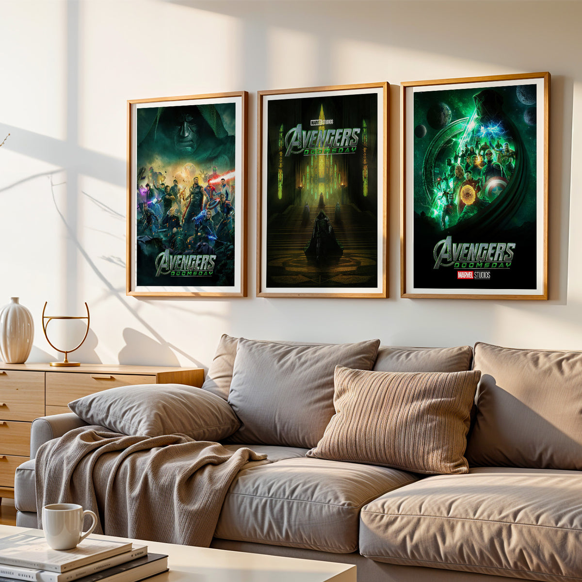 Avengers Doomsday Trilogy Movie Poster Set