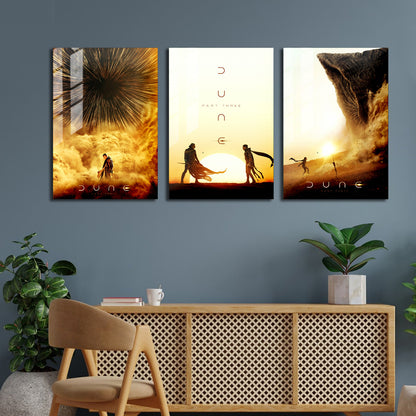 Dune Part Three Movie Metal Poster Set