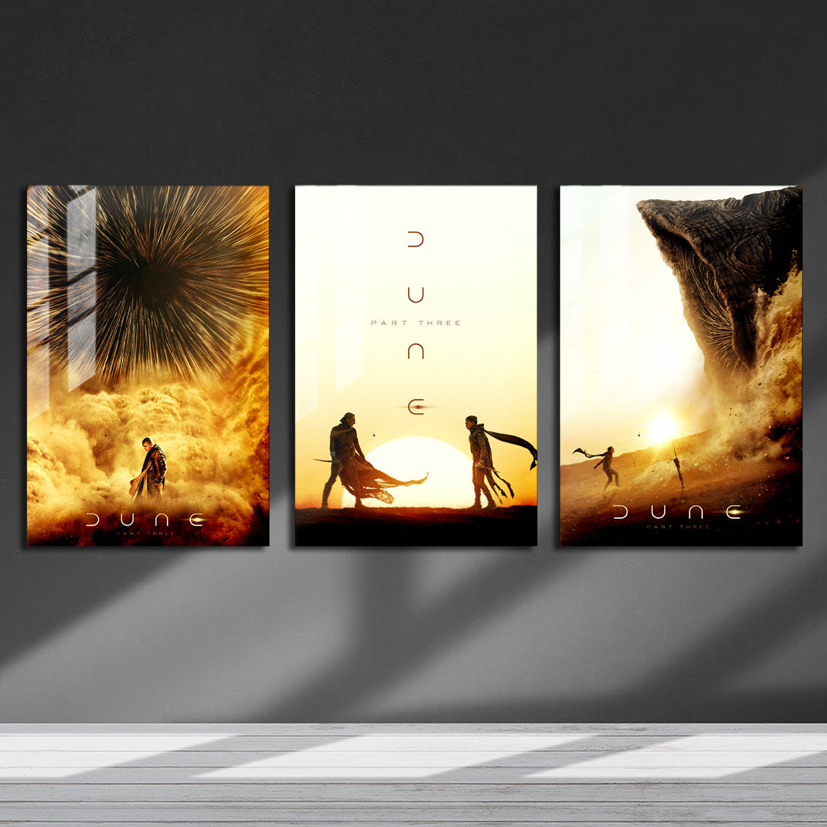 Dune Part Three Movie Metal Poster Set