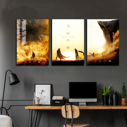 Dune Part Three Movie Metal Poster Set