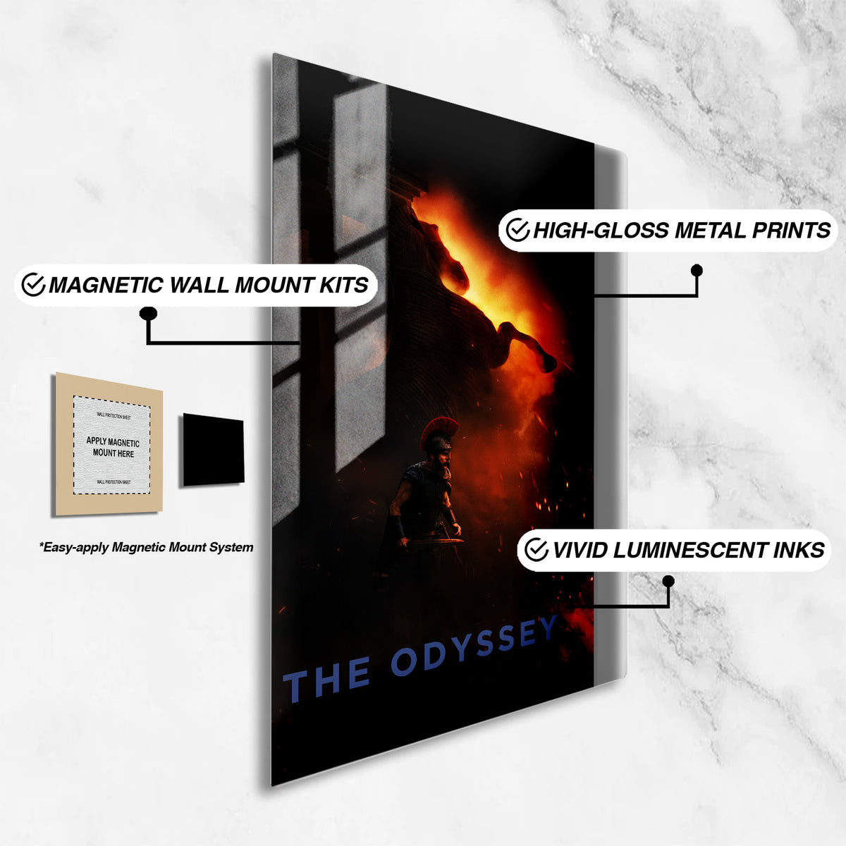 The Odyssey Movie Metal Poster Set