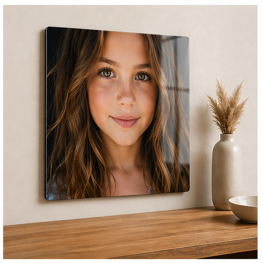 Portrait Metal Poster Print - Upload & Create