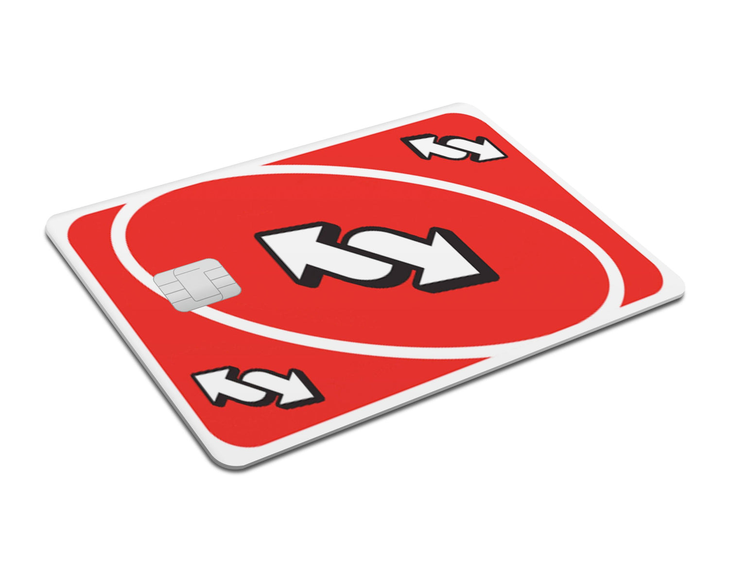Uno Reverse Draw 4 Card Credit Card SMART Sticker Skin Decal, Card