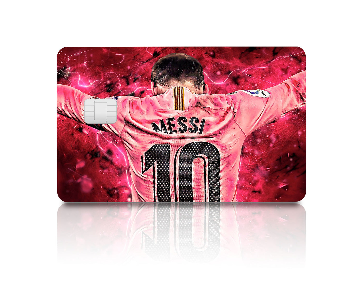 Flex Designs Credit Card Messi #10 Full Skins - Sports Soccer & Debit Card Skin