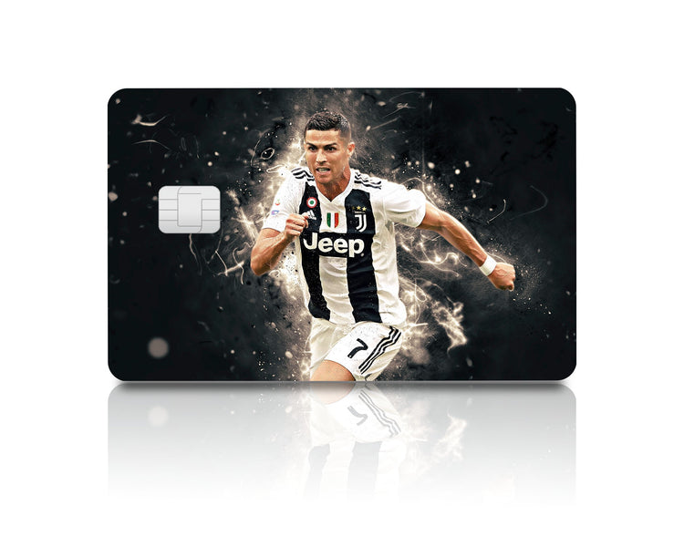 Flex Designs Credit Card Ronaldo Juventus Full Skins - Sports Soccer & Debit Card Skin