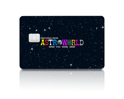 Flex Designs Credit Card Travis Scott Astroworld Full Skins - Artist  & Debit Card Skin