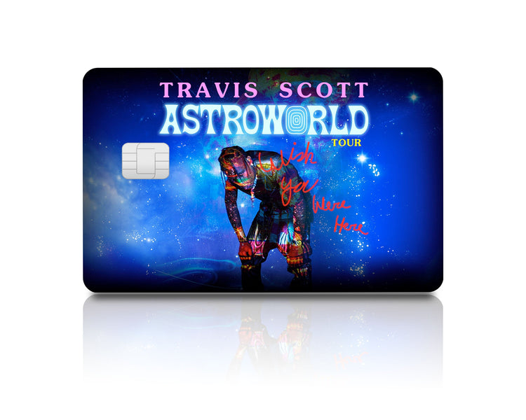 Flex Designs Credit Card Travis Scott Astroworld Wish You Were Here Full Skins - Artist  & Debit Card Skin