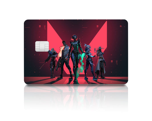 Flex Designs Credit Card Valorant Full Skins - Gaming Valorant & Debit Card Skin