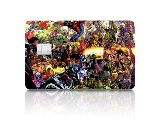 Flex Designs Credit Card Marvel Comics Full Skins - Superhero Marvel & Debit Card Skin