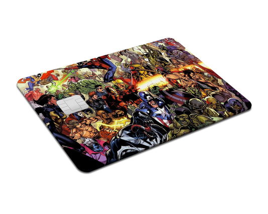Flex Designs Credit Card Marvel Comics Full Skins - Superhero Marvel & Debit Card Skin