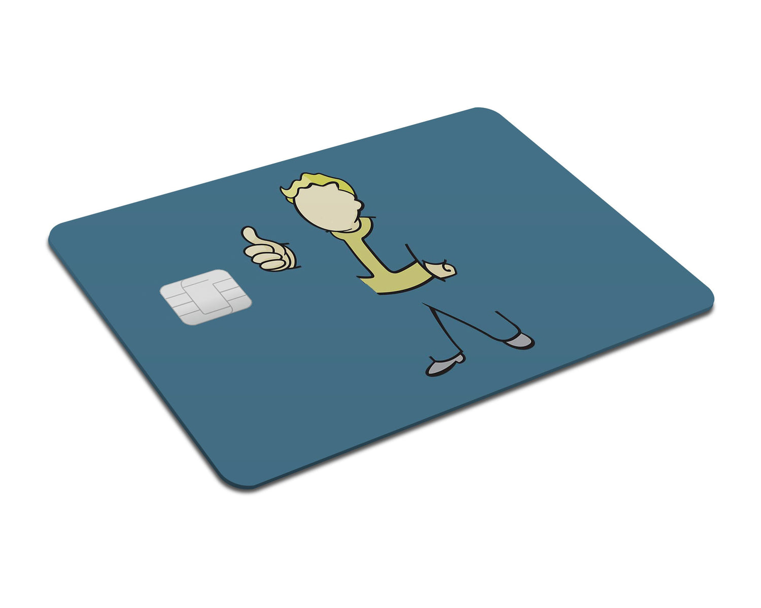 Flex Designs Credit Card Vault Boy Full Skins - Gaming Fallout & Debit Card Skin