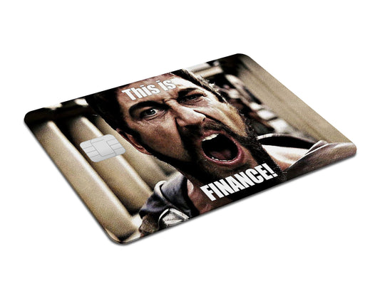 Flex Designs Credit Card This is Finance Full Skins - Meme Quotes & Debit Card Skin