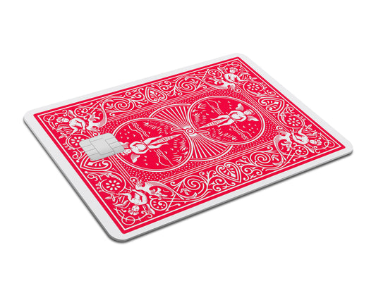 Bicycle Playing Card Red Credit Card & Debit Card Skin