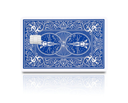 Bicycle Playing Card Blue Credit Card & Debit Card Skin