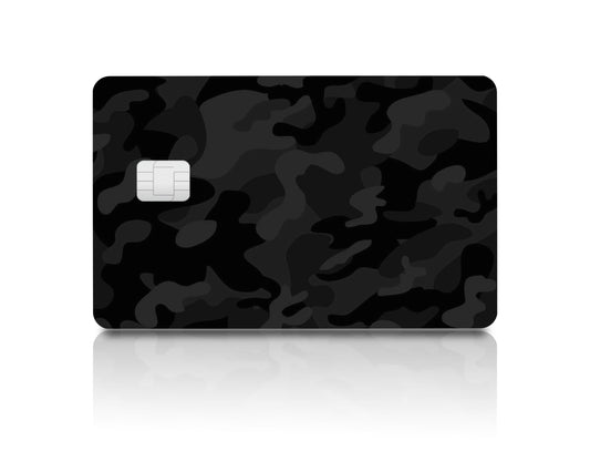 Flex Designs Credit Card Black Camo Full Skins - Pattern  & Debit Card Skin