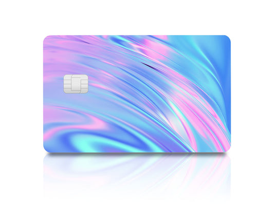Flex Designs Credit Card Holographic Swirl Full Skins - Pattern  & Debit Card Skin