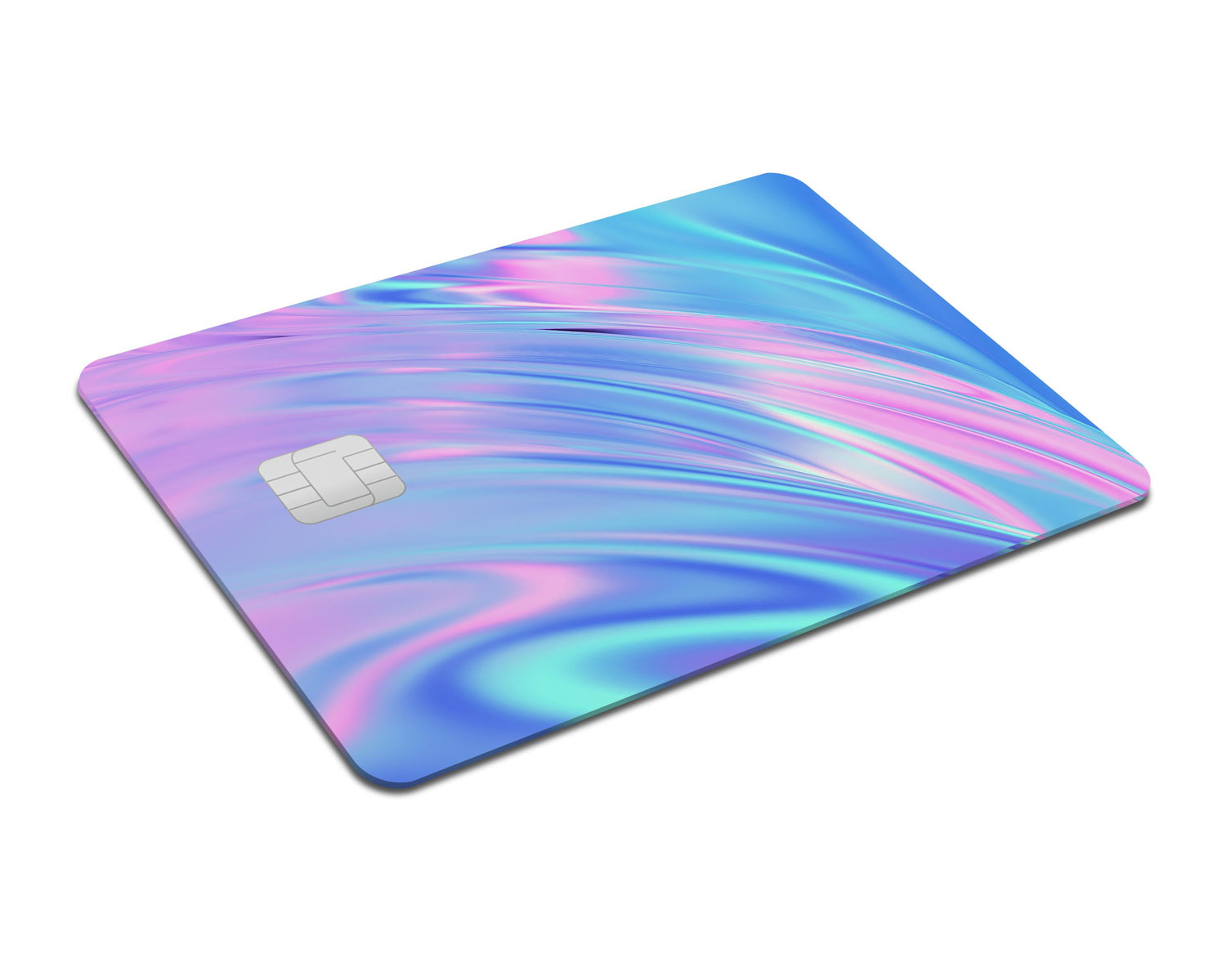 Flex Designs Credit Card Holographic Swirl Full Skins - Pattern  & Debit Card Skin