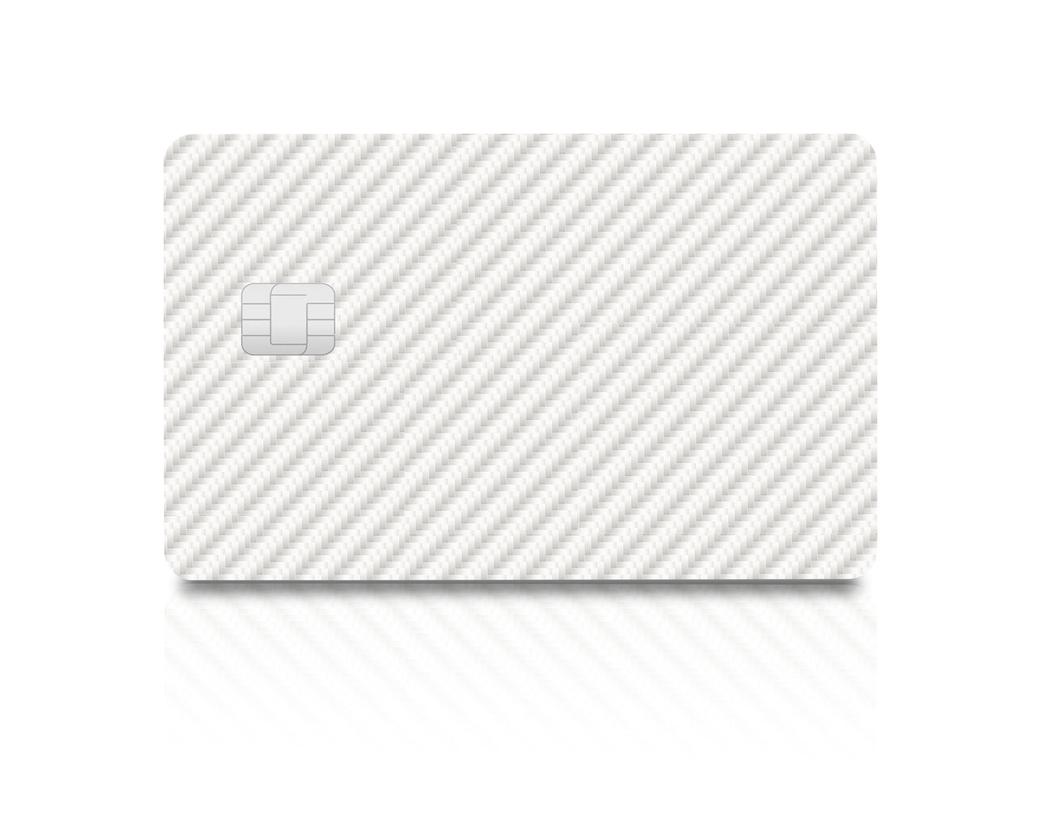 Flex Designs Credit Card White Carbon Fibre Full Skins - Pattern  & Debit Card Skin