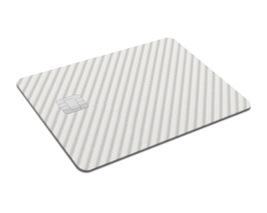 Flex Designs Credit Card White Carbon Fibre Full Skins - Pattern  & Debit Card Skin