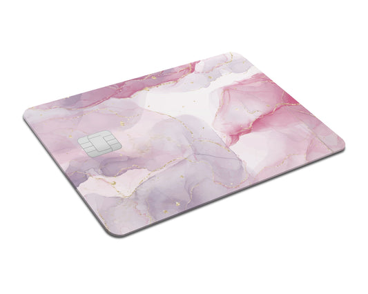 Flex Designs Credit Card Pink Alcohol Ink Full Skins - Pattern  & Debit Card Skin