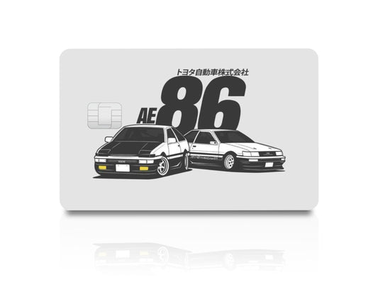 Flex Designs Credit Card AE86 Full Skins - Cars  & Debit Card Skin