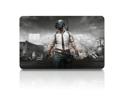 Flex Designs Credit Card PUBG Guy Full Skins - Game PUBG & Debit Card Skin