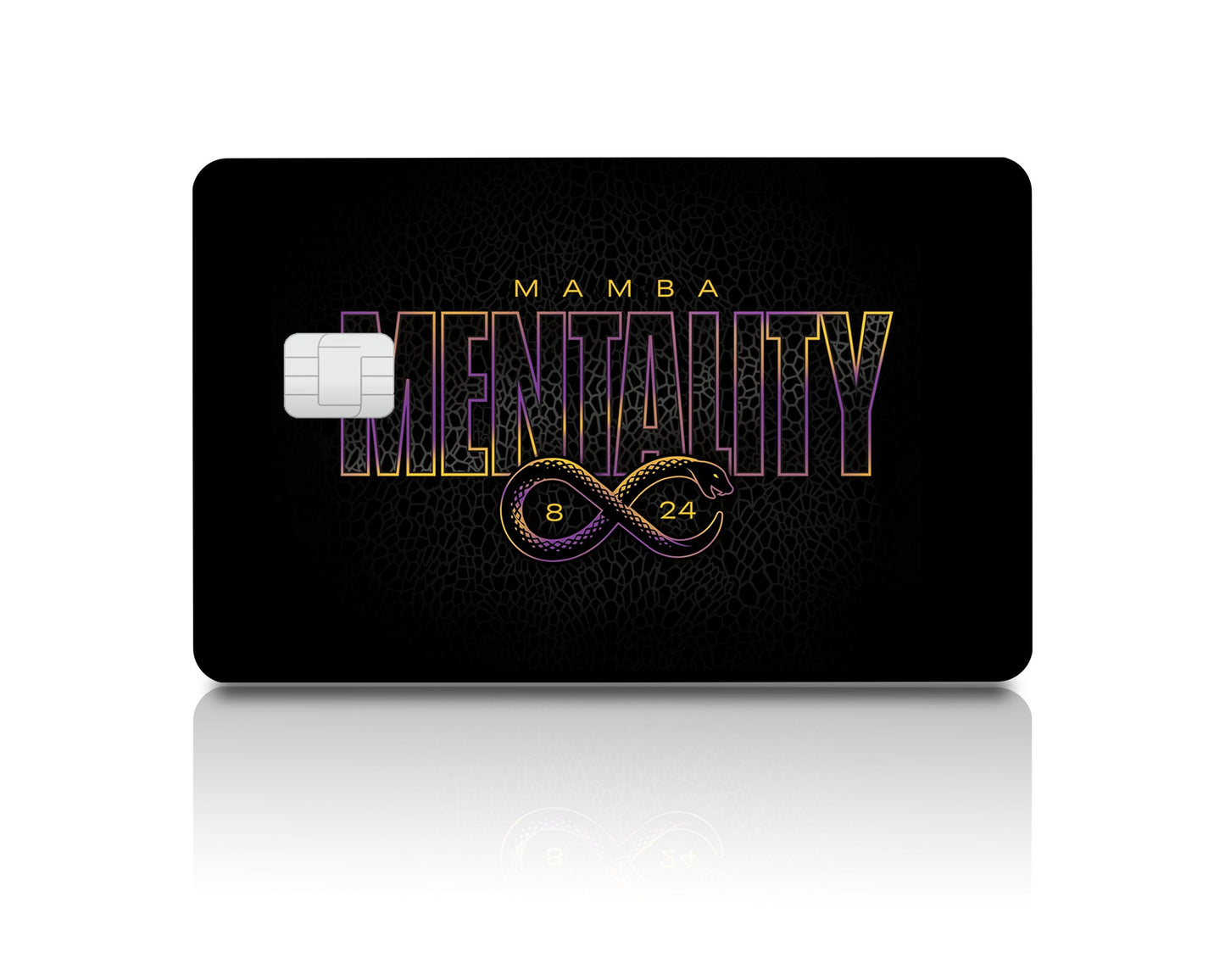 Flex Designs Credit Card Kobe Bryant Mamba Mentality Full Skins - Sports Basketball & Debit Card Skin