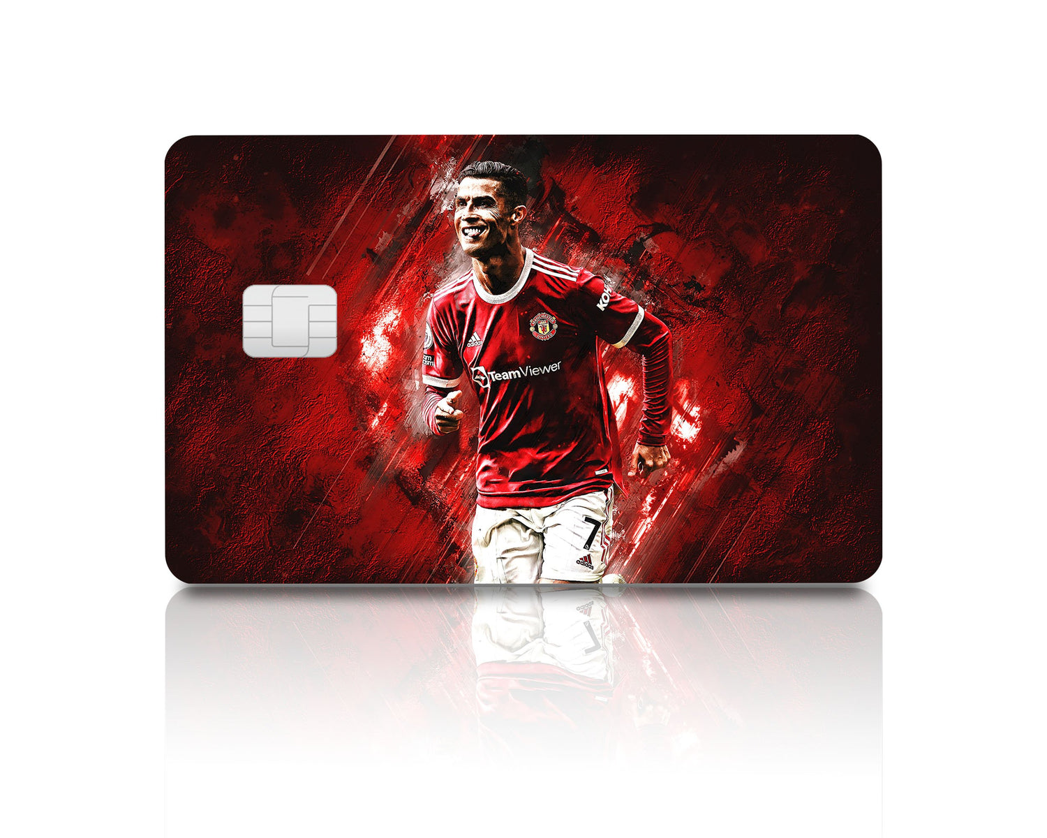 Flex Designs Credit Card Manchester United Ronaldo Full Skins - Sports Soccer & Debit Card Skin