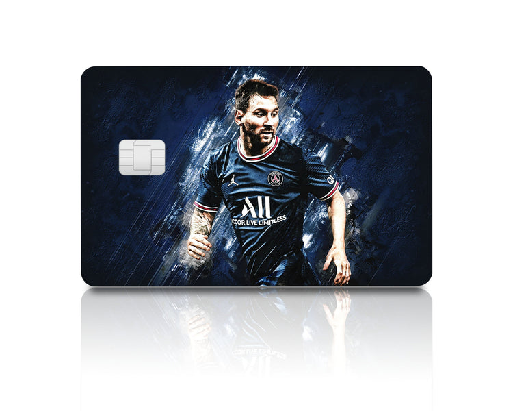 Flex Designs Credit Card PSG Messi Full Skins - Sports Soccer & Debit Card Skin