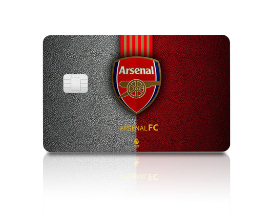 Flex Designs Credit Card Arsenal Full Skins - Sports Soccer & Debit Card Skin