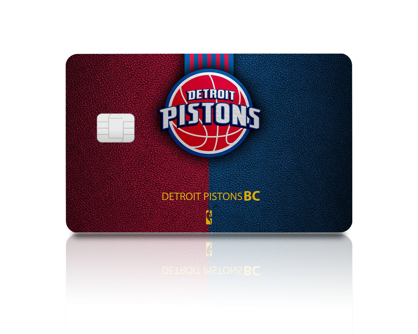 Flex Designs Credit Card Detroit Pistons Full Skins - Sports Basketball & Debit Card Skin